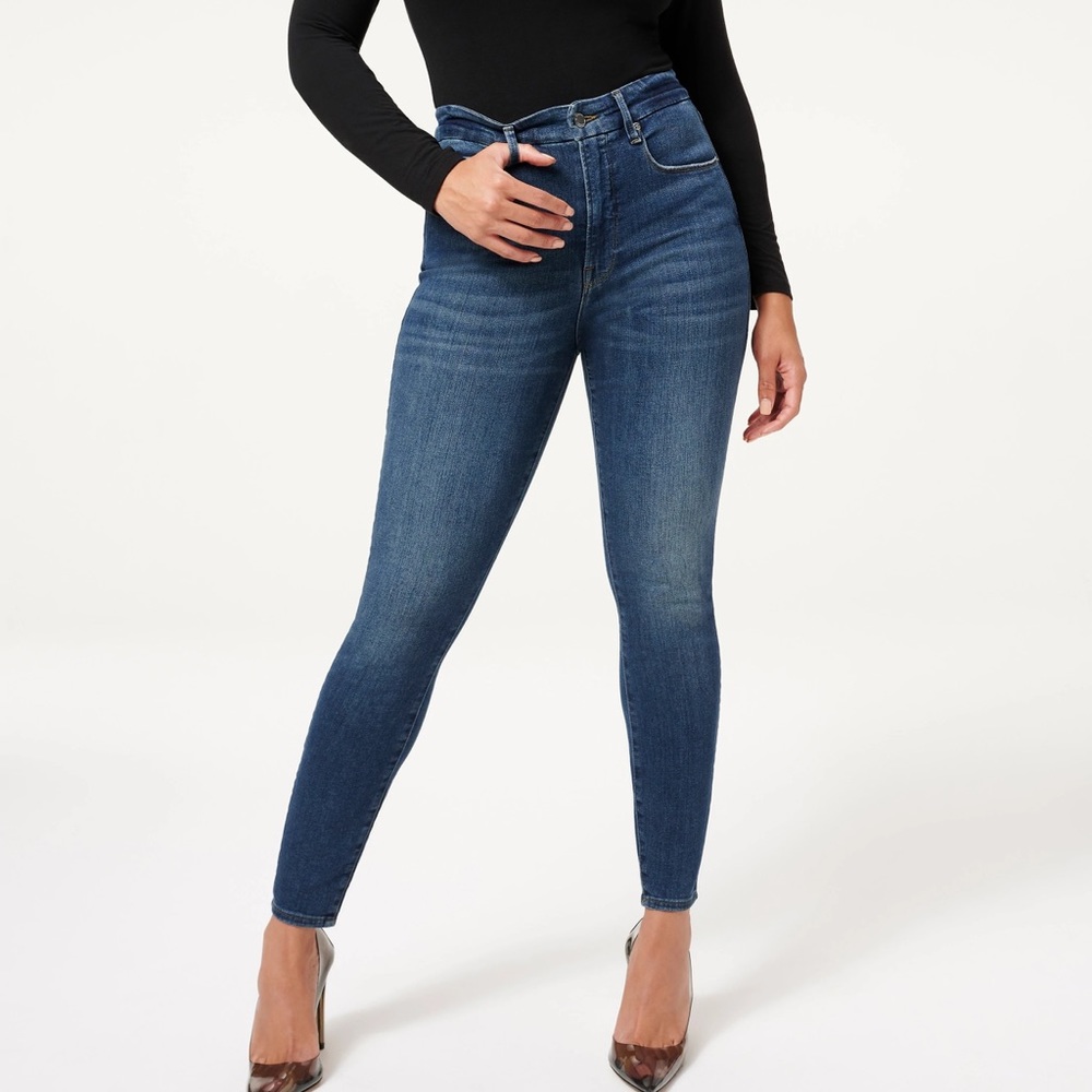 Good American good legs skinny jeans